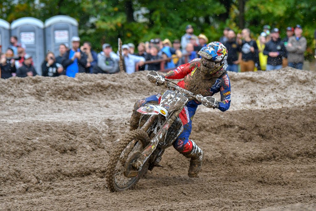 Bファイナルのライアン・サイプス。クロスカントリーに転向してどのくらいになるのだろう？スピードはまだまだモトクロスでも十分通用する