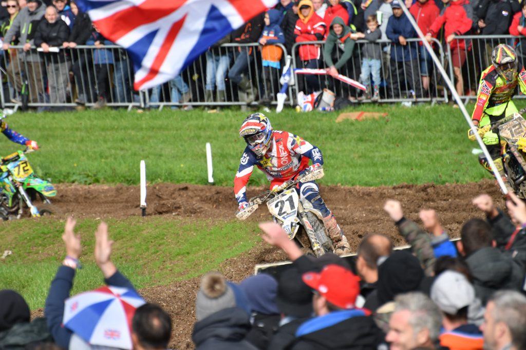 ディーン・ウィルソン。自国ライダーの応援が凄い。